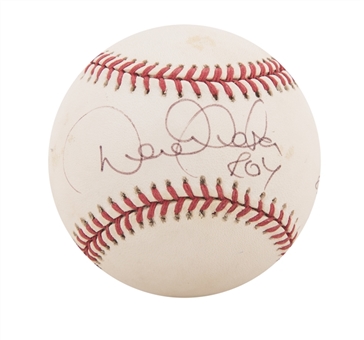 Derek Jeter Vintage Signed OMLB Baseball with "ROY" Inscription (Beckett)